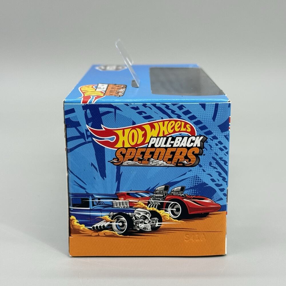 Hot Wheels 2024 1:43 Pull-Back Speeders Diecast GT-Scorcher Hood Doors Open NIB - Picture 6 of 7